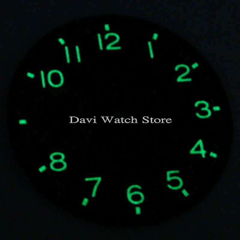 38 9 мм черный комплект с циферблатом для eta 6497 Чайка st36|watch face|watch dialdial for watch |