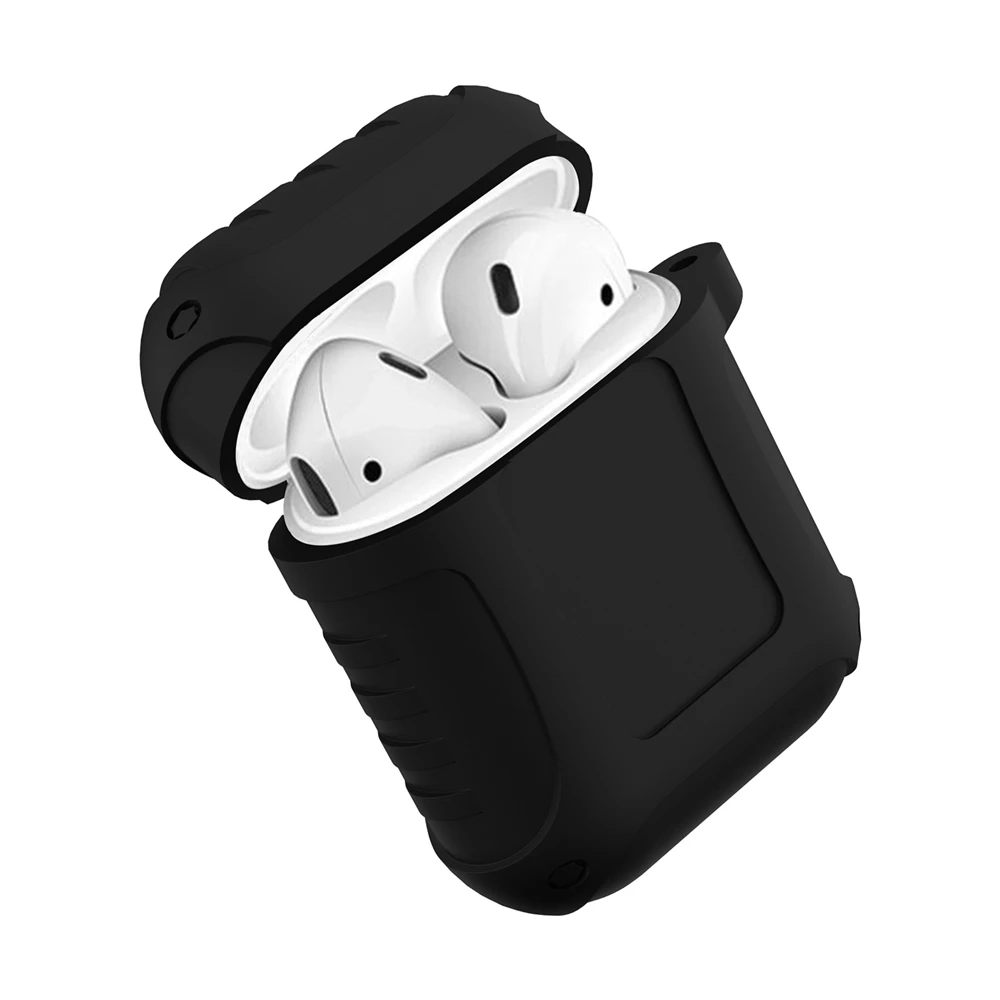 Новый защитный силиконовый чехол для AirPods Earpods Apple наушники Airpod Зарядное