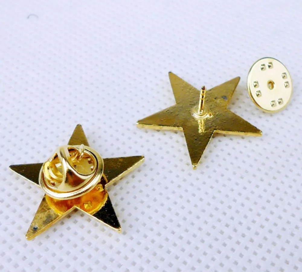 Значок золотого цвета военного флота США на одну звезду|Спортивные сувениры| |