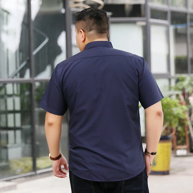 BIMENG бренд плюс размер 3XL 4XL 5XL 6XL 7XL 8XL мужские над размером d рубашка 70|Повседневные