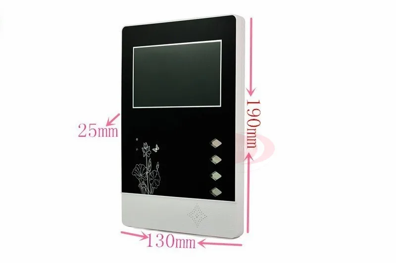 For 10 Apartments Luxury Home 7inch Color Video Door Phone Intercom Kit + RFID Electronic lock In Stock!