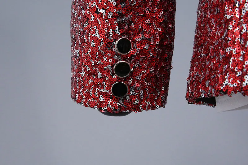 Блестящие куртки Мужской Блейзер блестящий мужской блейзер приталенный с