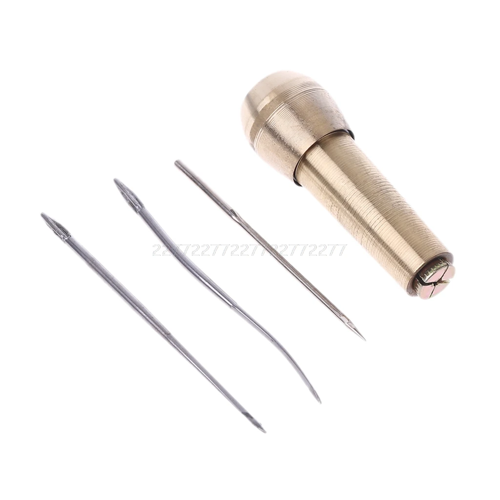 Leather Tent Canvas Sewing Awl Hand Stitcher Taper Leathercraft Needle Kit Tool #H0VH# | Дом и сад