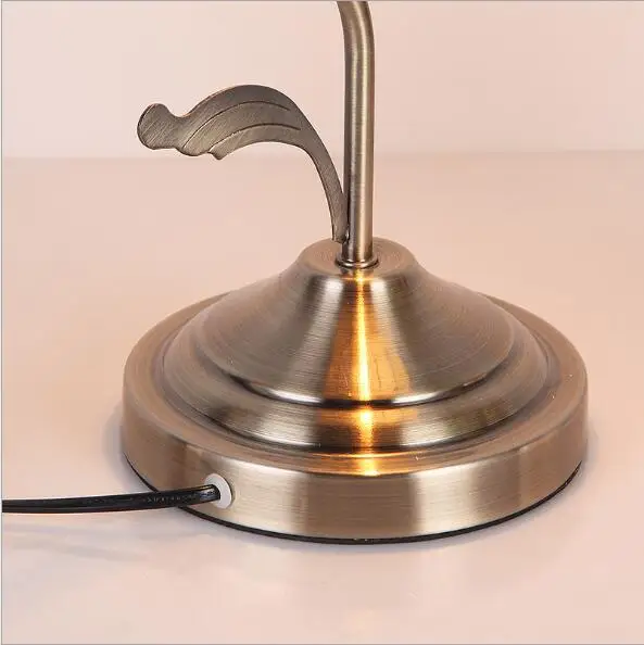 Desk lamp living room bedroom vintage creative desk Mosaic style American country restoring ancient ways glass | Освещение