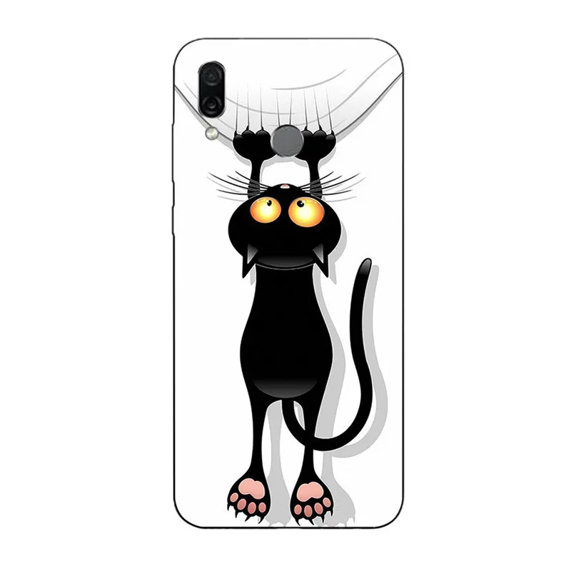 Силиконовый чехол для Huawei Honor Play силиконовый мягкий из ТПУ телефона 6 3 Funda|Бамперы|