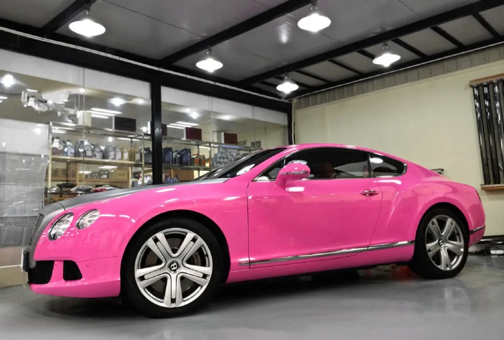 new Wholesale Price Gloss finish Vehicle Wrap Vinyl car sticker 1.52m*30cm free shipping by express |