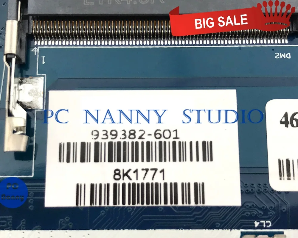 Материнская плата PCNANNY для ноутбука HP Pavilion X360 14-BA 939382-601 17817-1 448.0BZ09.0011 I7-8550U SR3LC