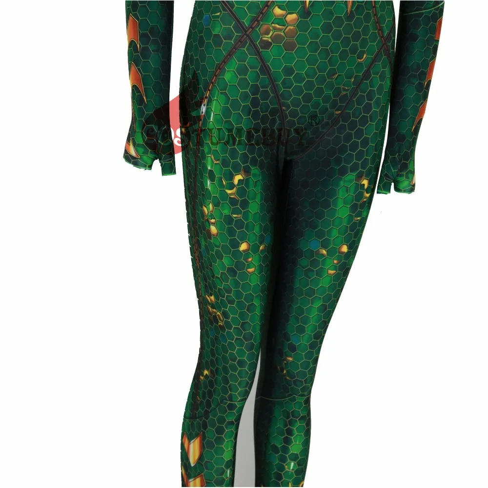 CostumeBuy Аквамен Mera queen косплэй Лига Справедливости Костюмы 3D принт Zentai комбинезон Аквамен супергерой Комбинезоны для женщин боди