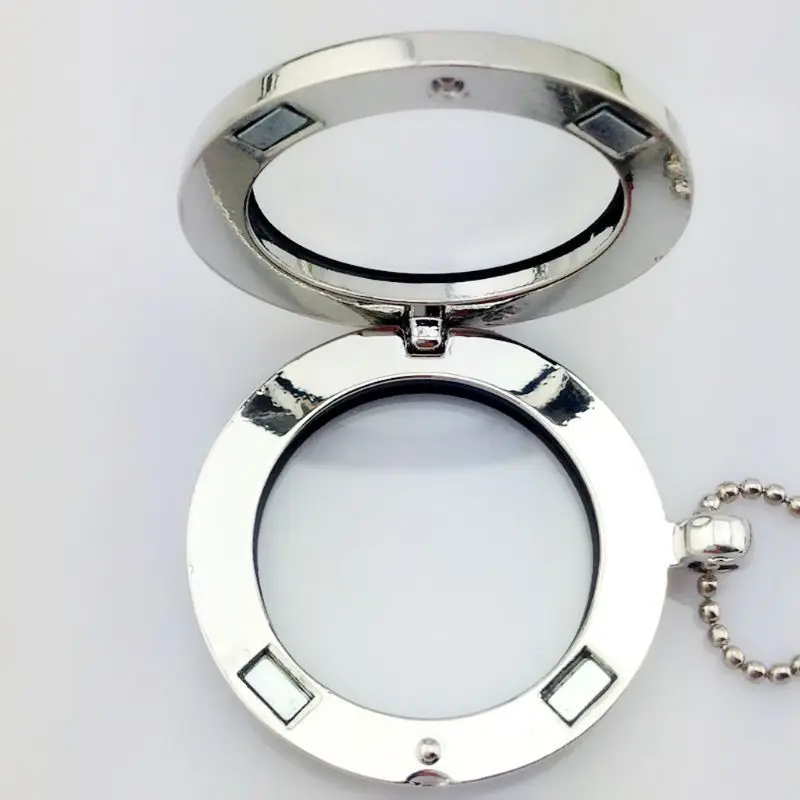 Живая память Плавающий Шарм круглый стеклянный медальон кулон ожерелье Модные