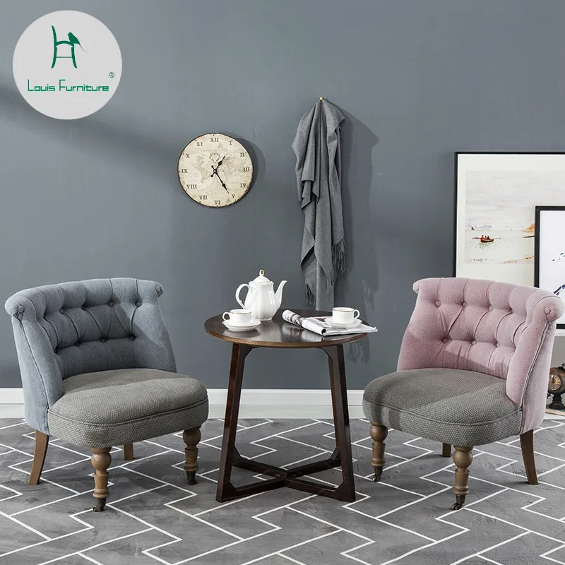 Модные диваны для гостиной в американском стиле мебель балкона простой