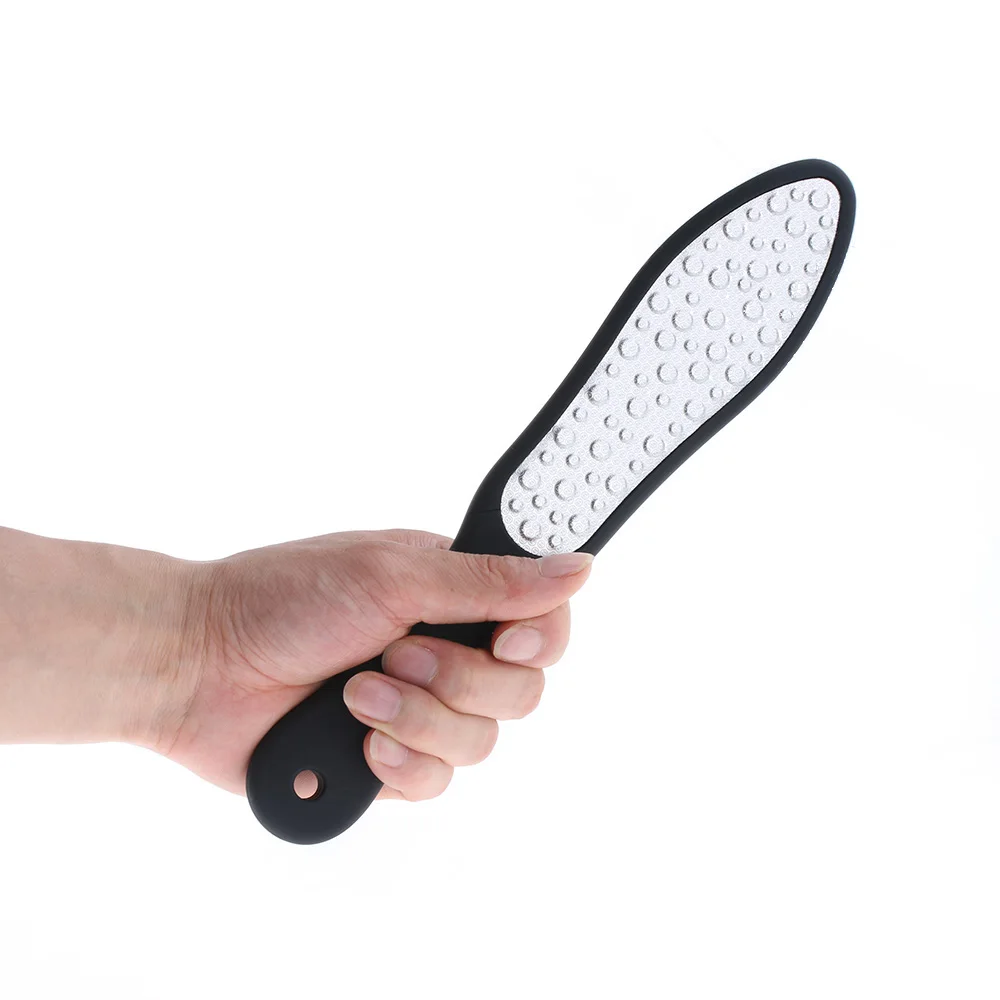 Женский черный Нержавеющая сталь двухсторонний жесткий мертвой кожи мозолей