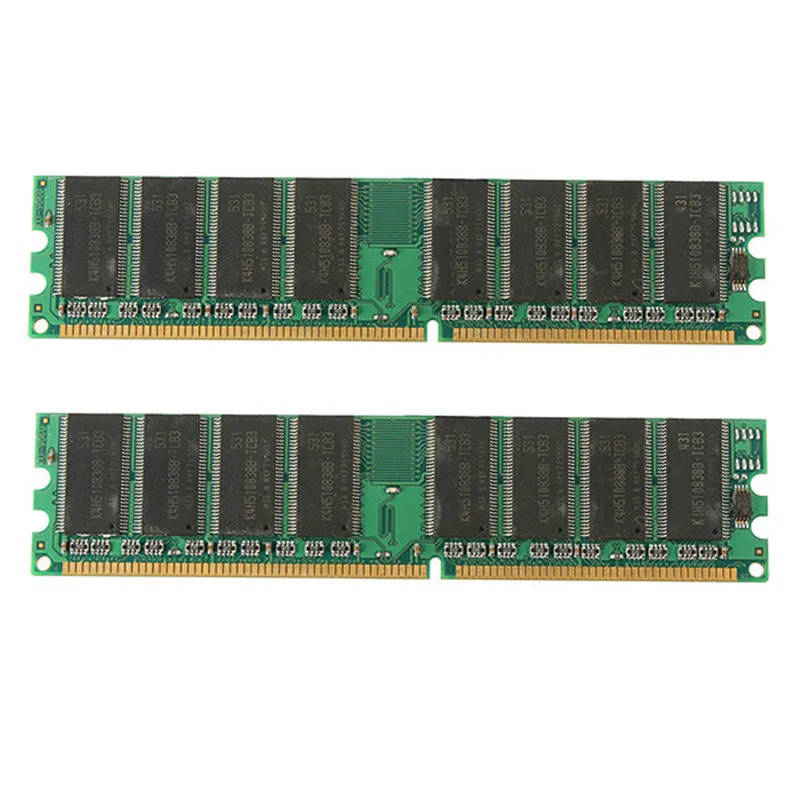 Оперативная память для ПК 2 шт. 1 ГБ 400 МГц PC3200 без ECC 184 контактов|1gb ddr|1gb ddr ramddr ram |