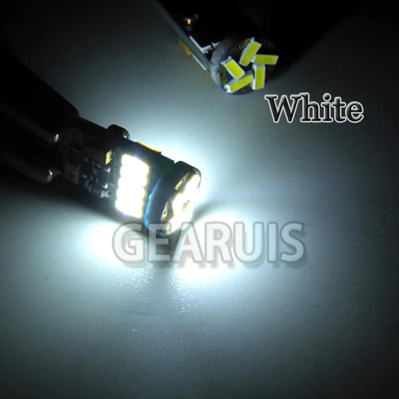 10 шт. T10 15 SMD 4014 чипы неполярный светодиод 50MA W5W 194 автомобильный Стайлинг
