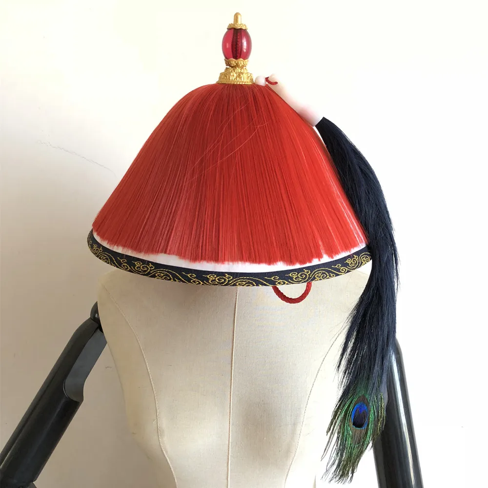 Солдатская шляпа qing dynasty винтажная для мужчин армейская косплея eunuch кепка в