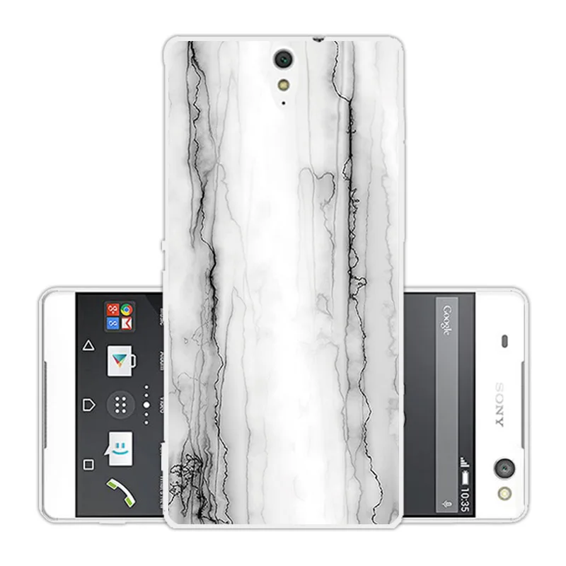Для Sony Xperia C5 чехлы для телефонов мягкий силиконовый чехол на заднюю панель с