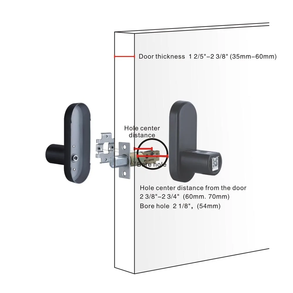 Ai. Один отпечаток пальца дверной замок электронный умный без ключа