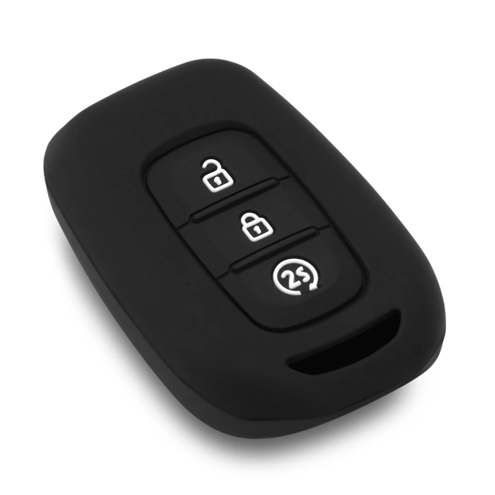 Силиконовый чехол с 3 кнопками для дистанционного ключа Renault Duster Sandero Logan Clio Captur