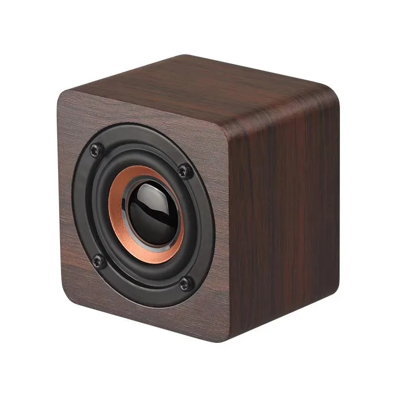 Avanshare Деревянный беспроводной Bluetooth динамик Портативный hifi шок бас Динамики TF FM