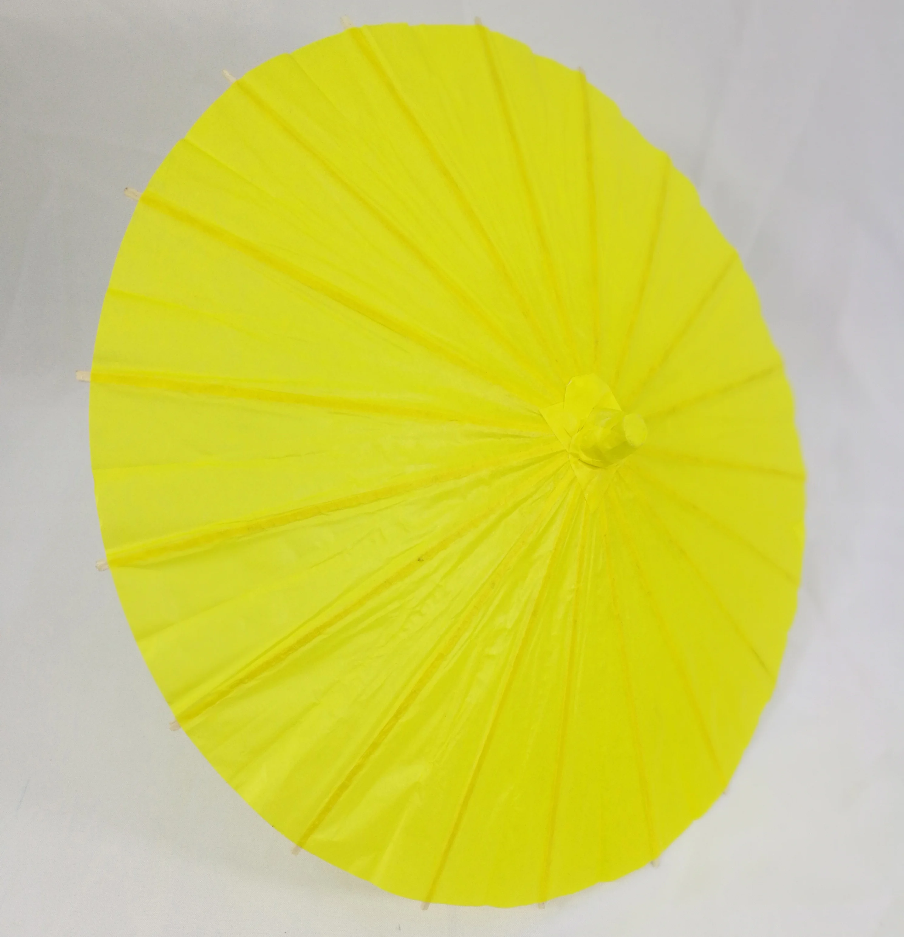 yellow Китайский бумажный зонтик традиционный танцевальный Цветной Зонтик Открытый Свадебные вечерние украшения Декор для Дня благодарения для дома - Цвет: yellow