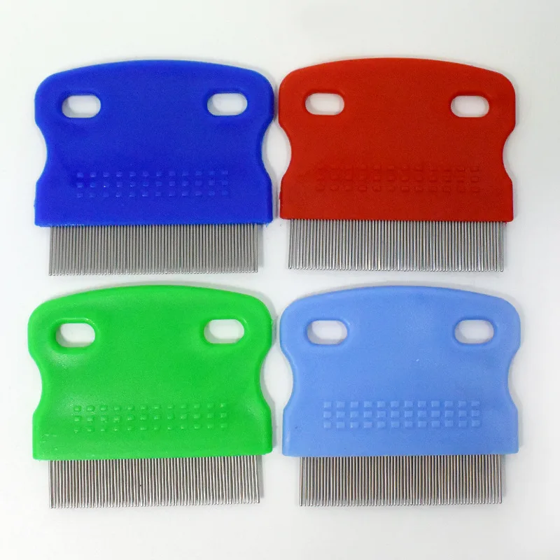 Тонкая зубчатая Расческа для домашних животных стальная Щетка кошек собак