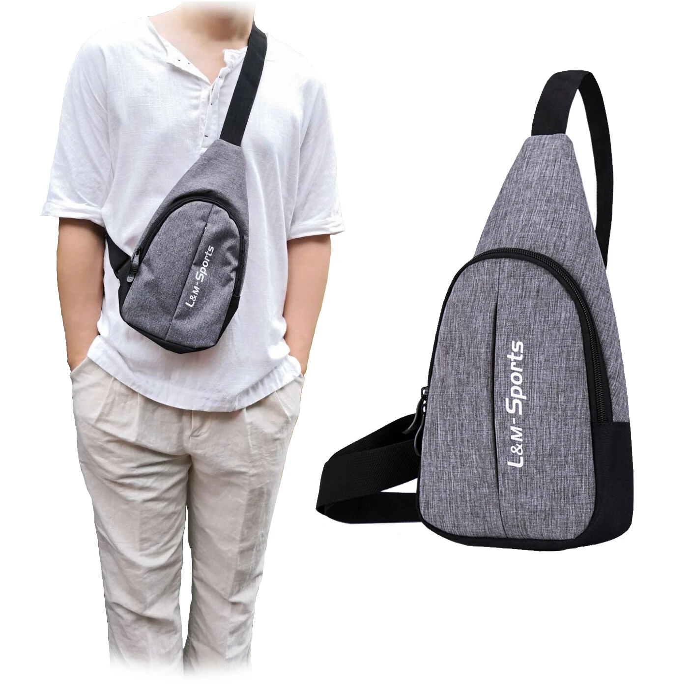 Нагрудная сумка для телефона мужчин и женщин повседневный дорожный спортивный