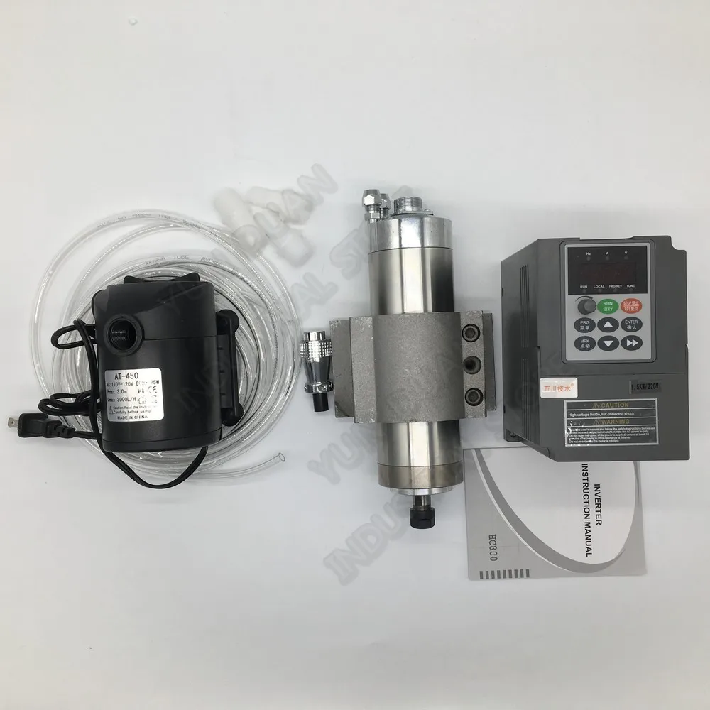 Электродвигатель шпинделя с водяным охлаждением переменного тока 800 кВт 24000 Вт 220