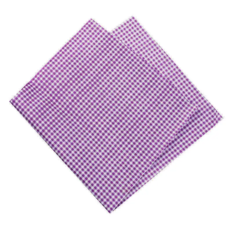Красный, розовый, фиолетовый, 50X50 см, хлопок, цветочный узор, в горошек, в полоску, клетчатая ткань для кукол, Лоскутная одежда, шитье, рукоделие, 53126 - Цвет: M