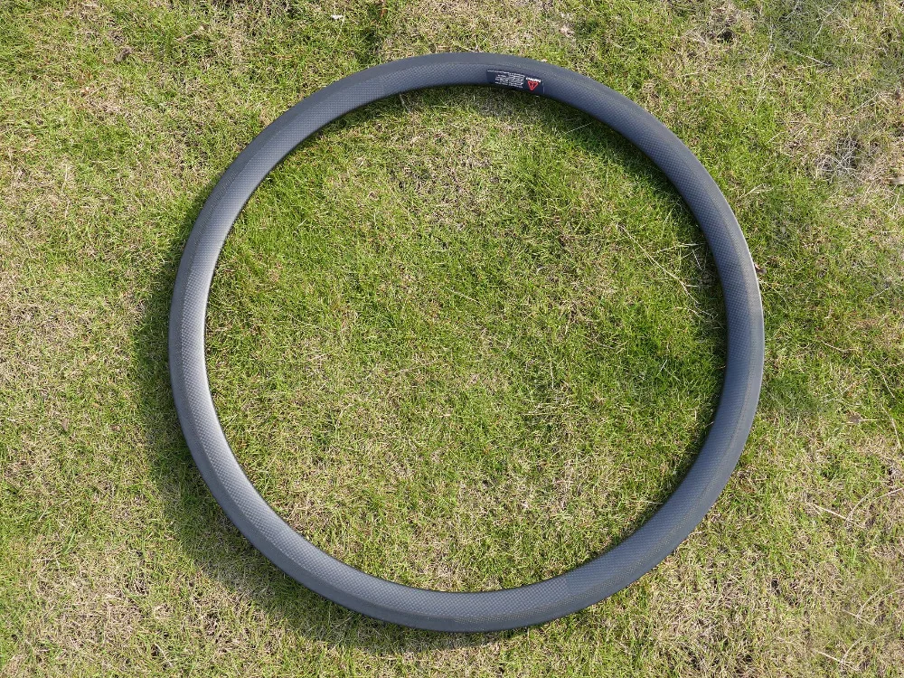Width 20.5/23/25mm - Full Carbon Road Bike Clincher Wheel Rim 38mm Basalt material Brake Surface + Pads Tapes | Спорт и развлечения