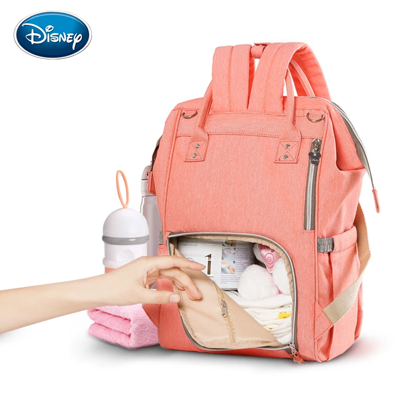Сумка для подгузников Disney вместительный рюкзак из ткани Оксфорд с изоляцией