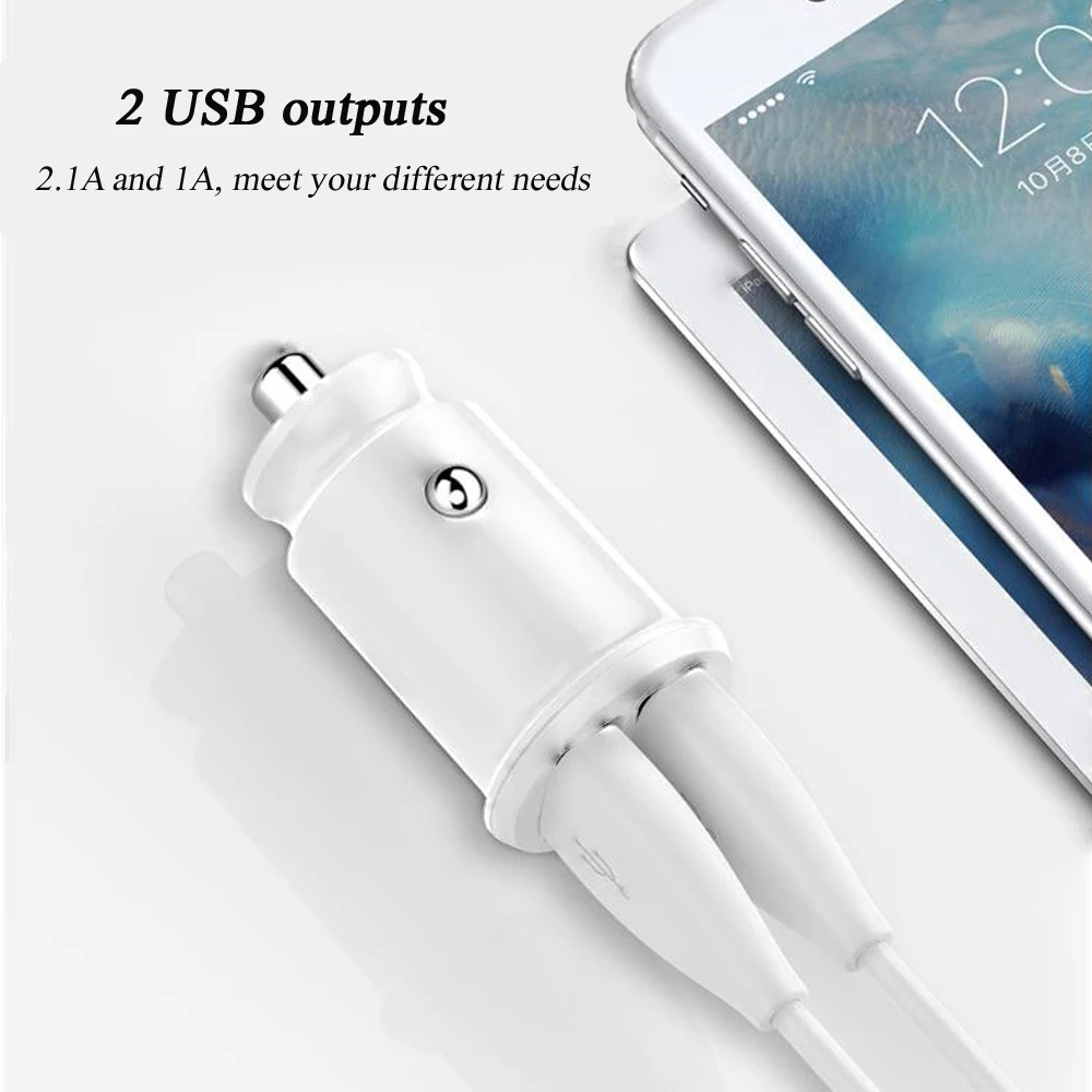 Автомобильное зарядное устройство с 2 USB-портами а | Мобильные телефоны и