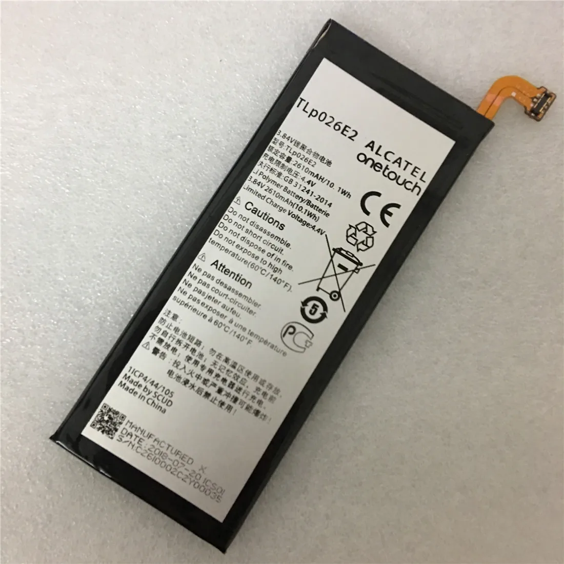 3,85 V 2610 мА/ч, TLp026EJ TLp026E2 для Alcatel idol 4 OT6055 6055 6055K 6055B 6055H 6055U 6055Y Батарея