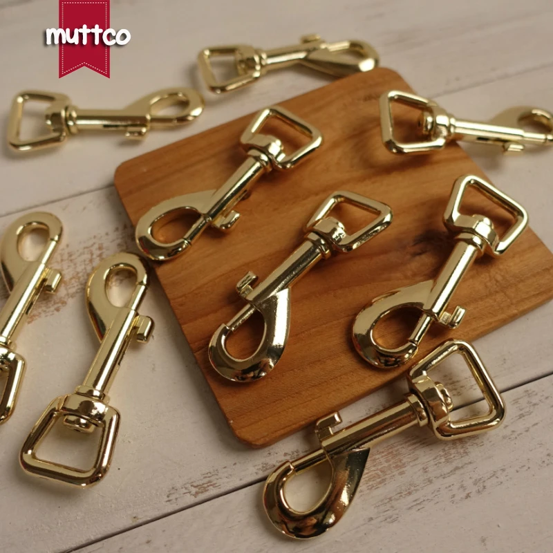 DIY поводок для собак оптовая продажа экологичный Золотой металлический брелок 20