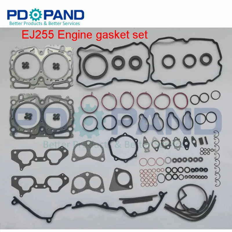 EJ255 полный комплект прокладок 10105AB070 10105AB230 для SUBARU Forester SH 2.5XT SH 2,5 T/Legacy GT2.5/Outback GE 2,5 T