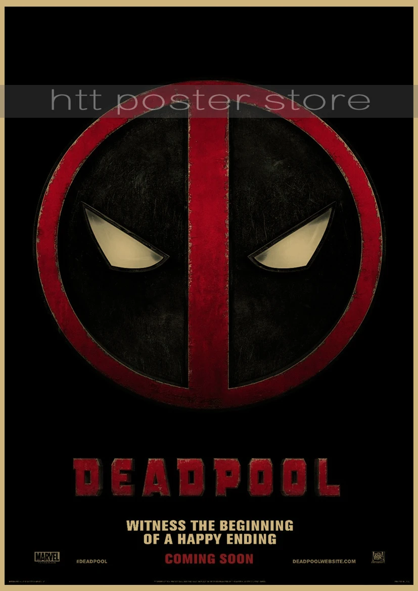 A020 Постеры Дэдпул супергерой Marvel Meng дешевые декоративные наклейки Ryan Reynolds фильмы и видео картины - Цвет: A020