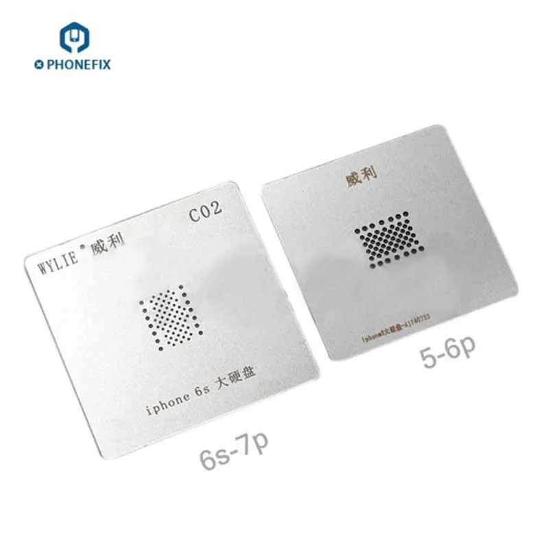 Трафарет PHONEFIX BGA для iPhone 4 4s 5 5c 5s 6 6Plus 6s 6splus 7 7plus Plus | Инструменты