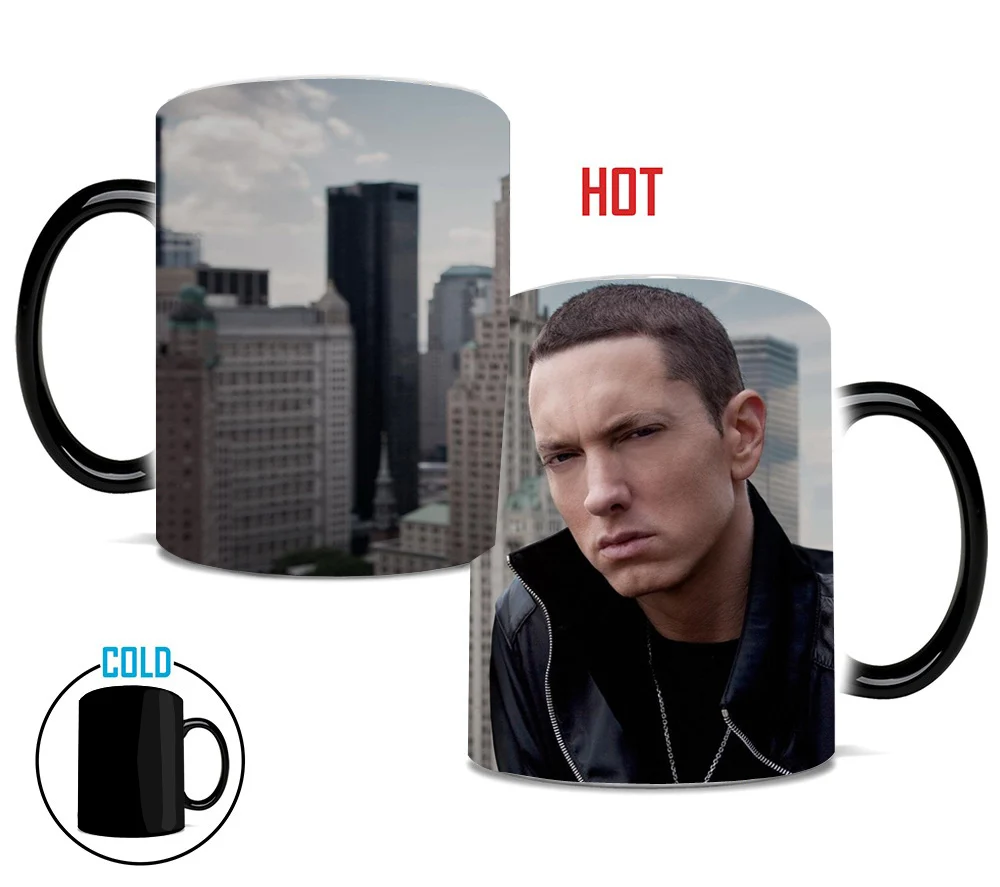 Eminem Волшебная кофейная чашка кружка пивной чай керамическая чашка теплообмен цвета творческие подарки