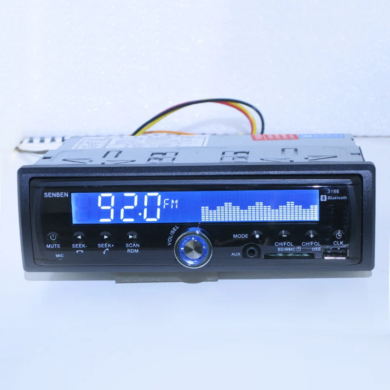 Bluetooth Авторадио 24 в автомобильный Радио плеер стерео FM MP3 USB SD AUX аудио Авто Электроника Авторадио oto teypleri радио para carro
