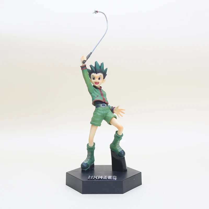 green no box 20 см Аниме Охотник х Охотник Гон Фрикс киллуа золдик Kurapika Hisoka фигурка Охотник х Охотник киллуа ПВХ фигурка модель игрушки - Цвет: green no box