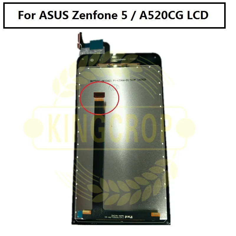 Сенсорный ЖК-экран с рамкой для ASUS Zenfone 5 дигитайзер A501CG A500CG A500KL A502CG T00J ЖК-дисплей |