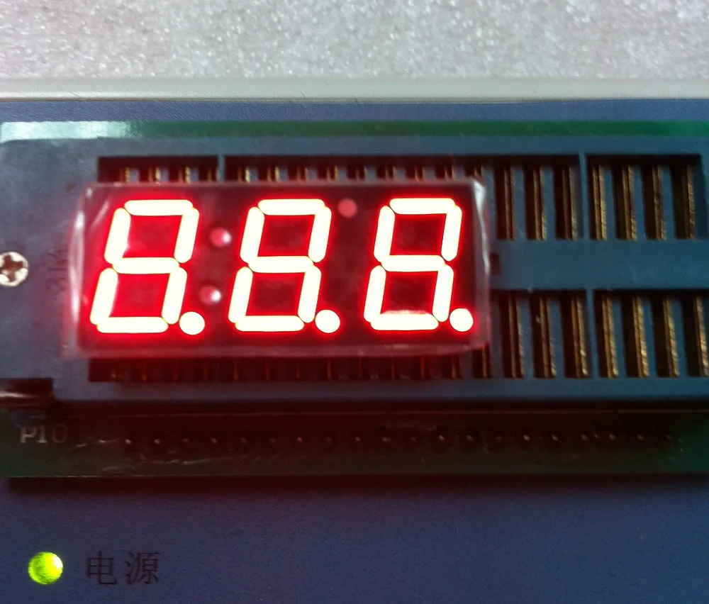 20 шт. 0 39 дюйма Цифровые часы с Красной трубкой 7 сегментный светодиодный дисплей 3