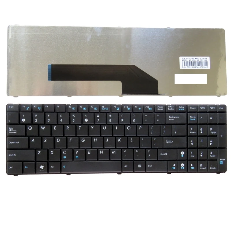 Новая клавиатура для ноутбуков ASUS K62 K70 K71 K72 X66IC K60 X5D X5DI X5DC X50AF X5 M60 M60W|keyboard for asus|laptop