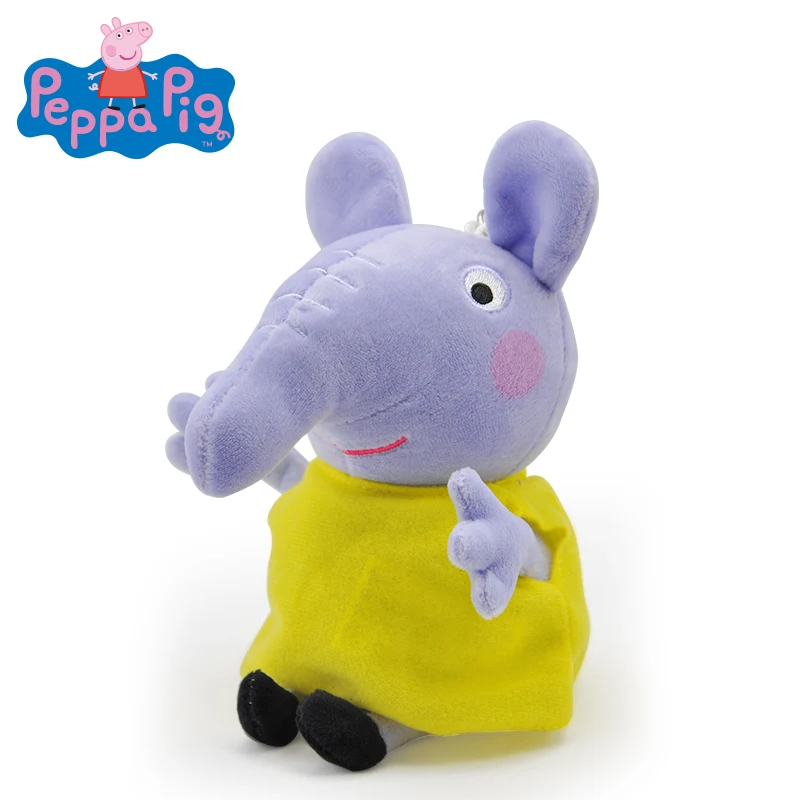 Оригинальные Плюшевые игрушки Peppa, Свинка Джордж, семейные друзья, школьные вечерние украшения, детский подарок на Рождество, Хэллоуин - Цвет: F  19 cm
