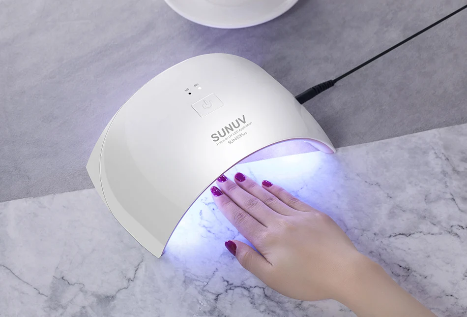 SUNUV SUN9c Plus 36 Вт УФ-светильник светодиодный Сушилка для ногтей УФ-светодиодный гель-лампа для ногтей арочные формы лампы для дизайна ногтей идеальное решение для сушки большого пальца