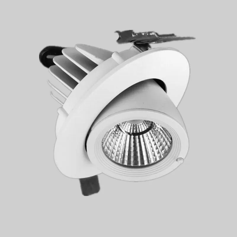 

10PCS/LOT Dimmable Recessed LED Downlight 10W 12W 15W 20W COB LED SpotLight LED Ceiling Lamp AC110V AC220V Free shipping