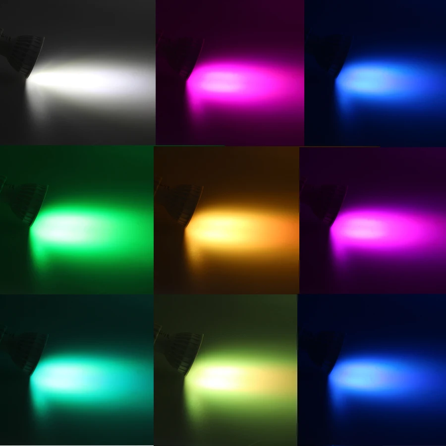 Mi светильник/MIBOXER 4 Вт RGB CCT Светодиодный точечный светильник GU10 MR16 AC 110V 220V DC12V 2 г RF