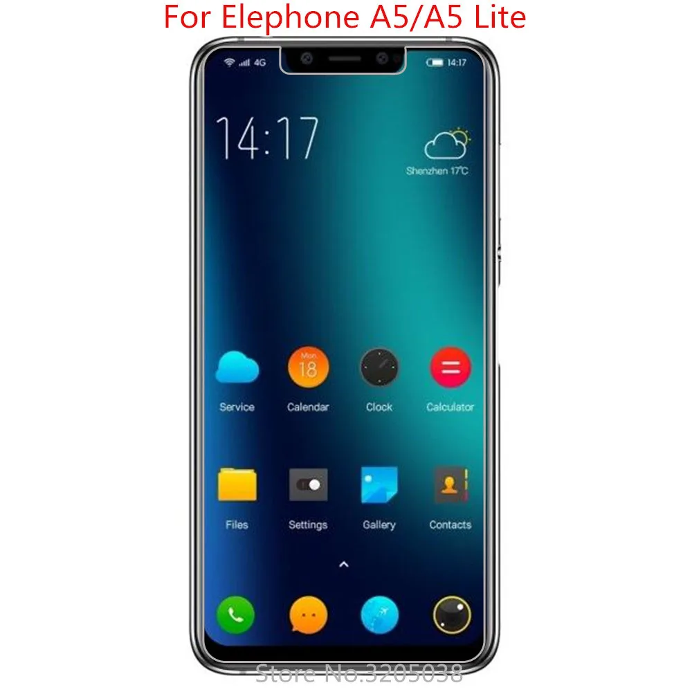 Закаленное стекло для Elephone A5 на телефон защитная пленка Lite | Мобильные телефоны и