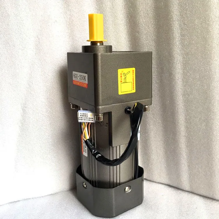 

AC 220V 180W 6GU Single phase regulated speed motor with gearbox. AC 220V gear motor,