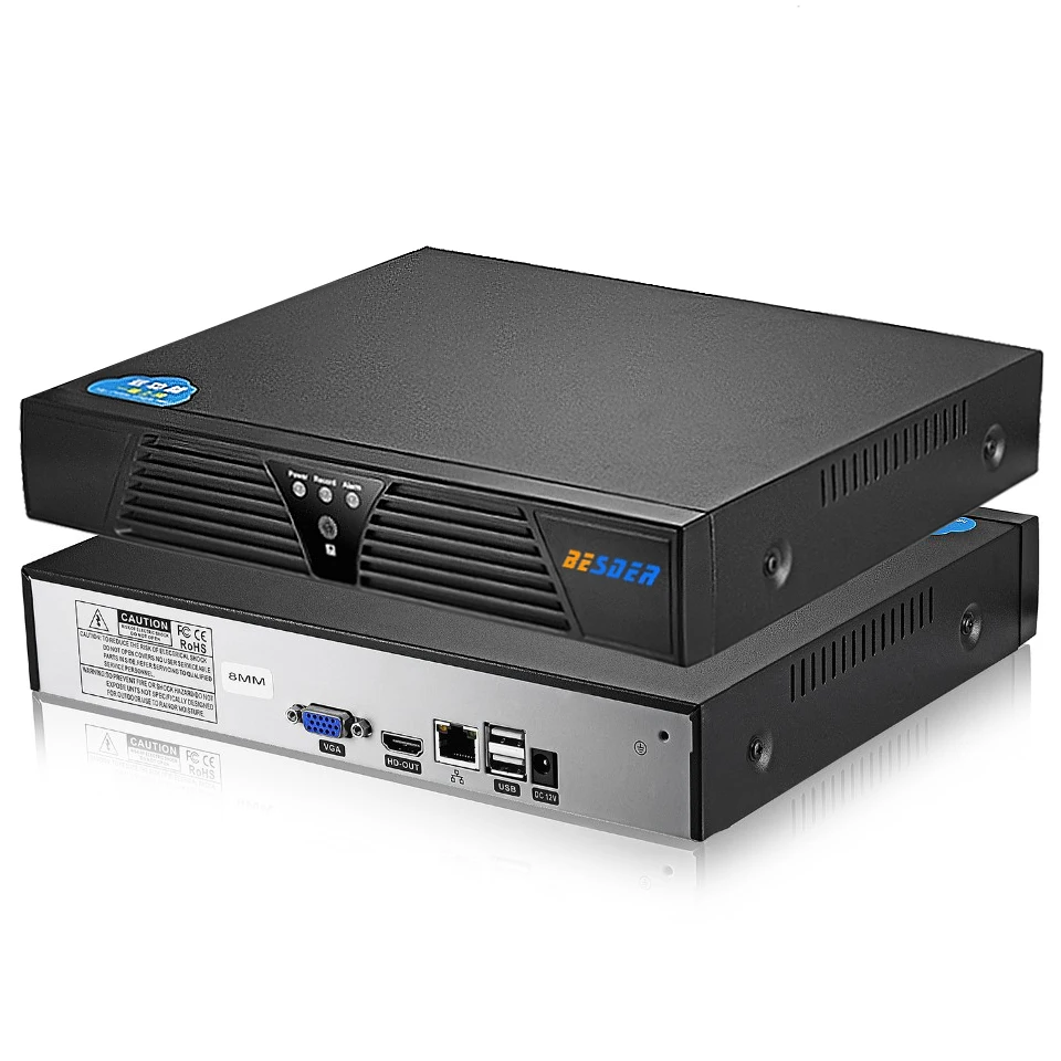 BESDER 8 канальный Сетевой Видео Регистраторы H.264 High Profile 8CH 1080P NVR HI3520D 12CH 960P CCTV для IP