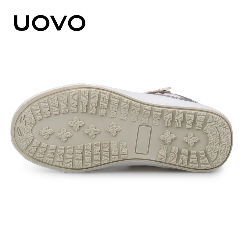 Kids Girls Shoes Flat Rubber Sneakers UOVO New Arrival Children Warm Winter Walking Casual Eur size #30-37 | Детская одежда и