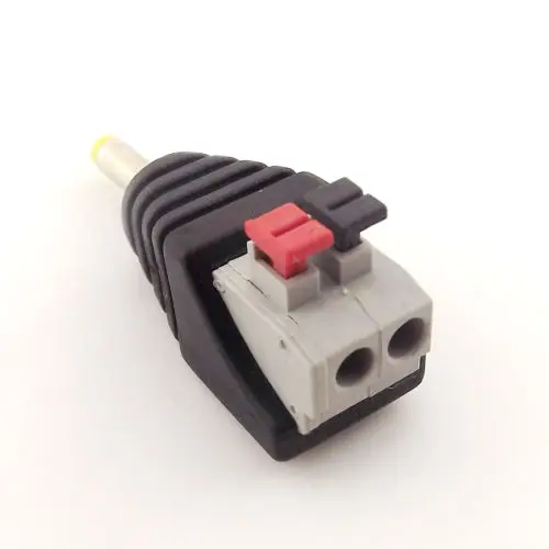 1 шт. CCTV DC Power 4 0x1 7 мм Мужской нажимной пружинный терминал быстрая камера с